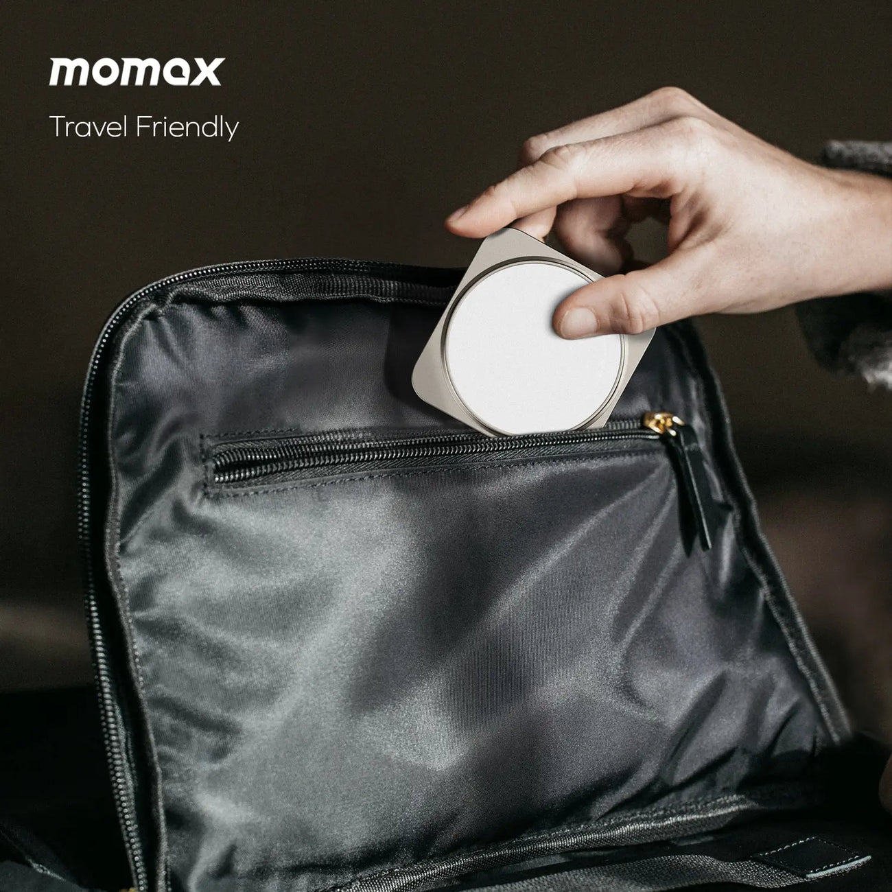 Беспроводное зарядное устройство Momax Q2. Mag Go 3-in-1 Foldable Qi2 15W Magnetic Wireless Total 25W Titanium