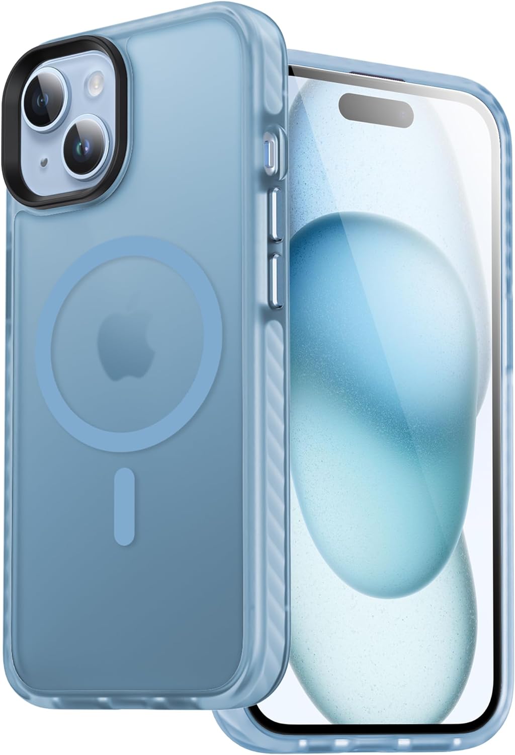 Чехол Gurdini Nano Series with Magsafe Blue для iPhone 15