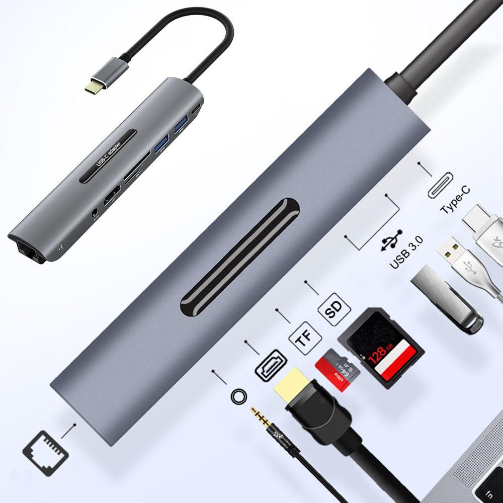 USB-концентратор iNeez Slim 8-in-1 USB-C Hub