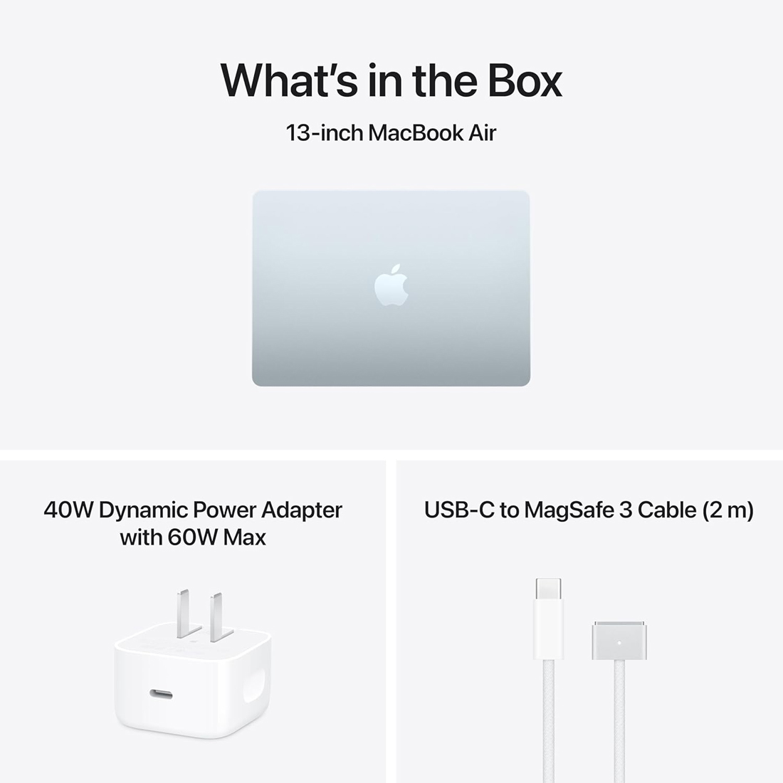 Ноутбук Apple MacBook Air 13 2026 M5 (13.6/2560x1664/16GB/512GB SSD/Apple graphics 8-core) Sky Blue (MDHH4)