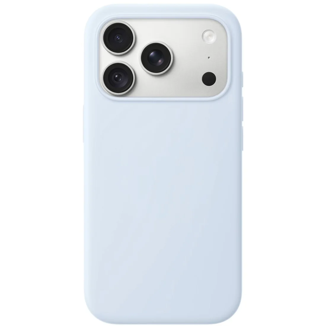 Силиконовый чехол Naturally Silicone Case with MagSafe Crisp Blue для iPhone 17 Pro/18 Pro