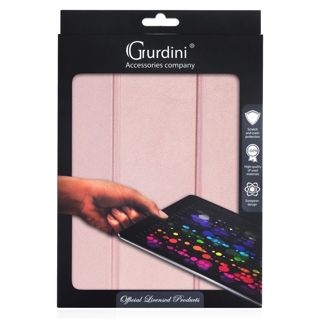 Чехол-книжка Gurdini Leather Series (pen slot) Rose Gold для iPad Pro 10.5/iPad Air (2019)