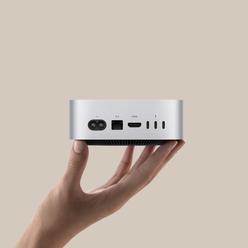 Настольный компьютер Apple Mac mini 2024 M4 Pro (48GB/512GB/Apple graphics 20-core) Silver (Z1JV000BH)