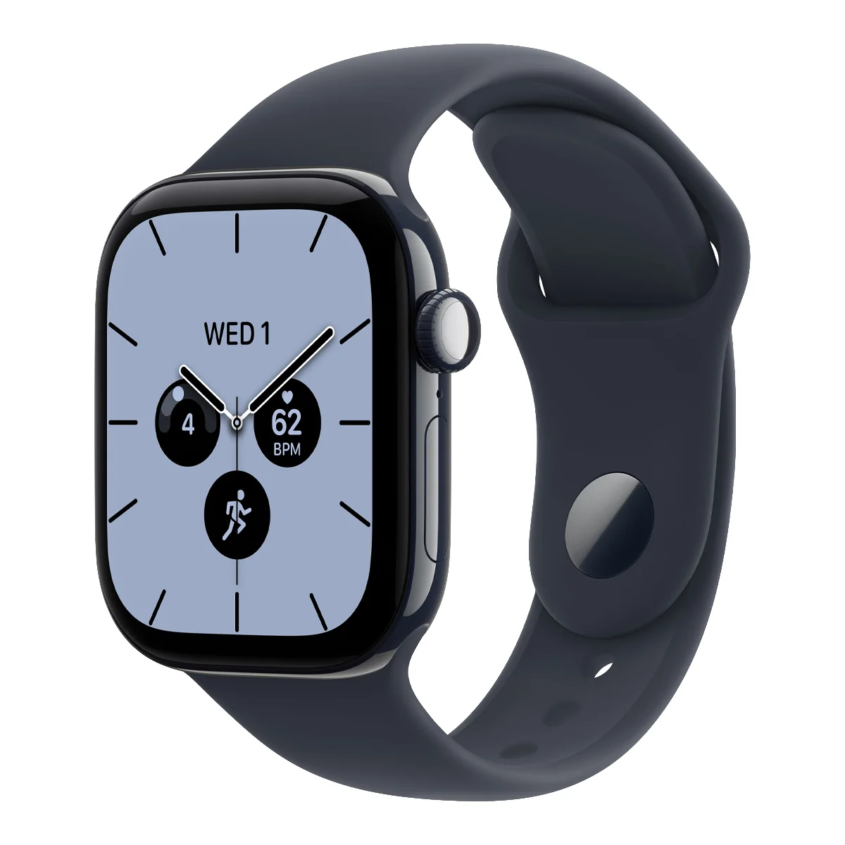 Умные часы Apple Watch Series 12 GPS + Cellular, 42mm Night Blue Ceramic Case with Navy Blue Sport Band - S/M