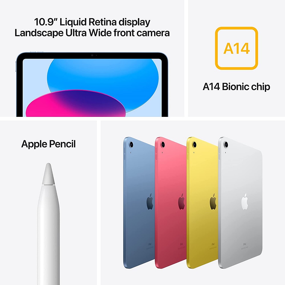 Планшет Apple iPad 10.9 (2022) A14 64Gb Wi-Fi Silver