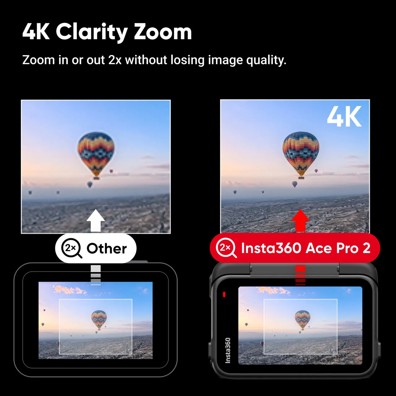 Экшн-камера Insta360 Ace Pro 2 Dual Battery Standard Bundle Midnight Black