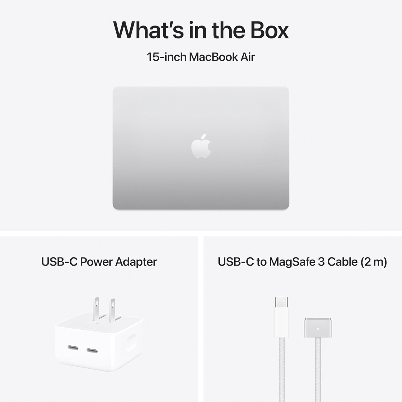 Ноутбук Apple MacBook Air 15 2025 M4 (15.3/2880x1864/32GB/2TB SSD/Apple graphics 10-core) Silver (Z1H0000SK)