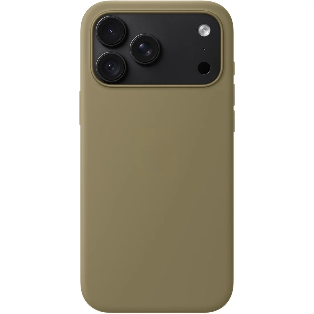 Силиконовый чехол Naturally Silicone Case with MagSafe Olive для iPhone 17 Pro Max/18 Pro Max