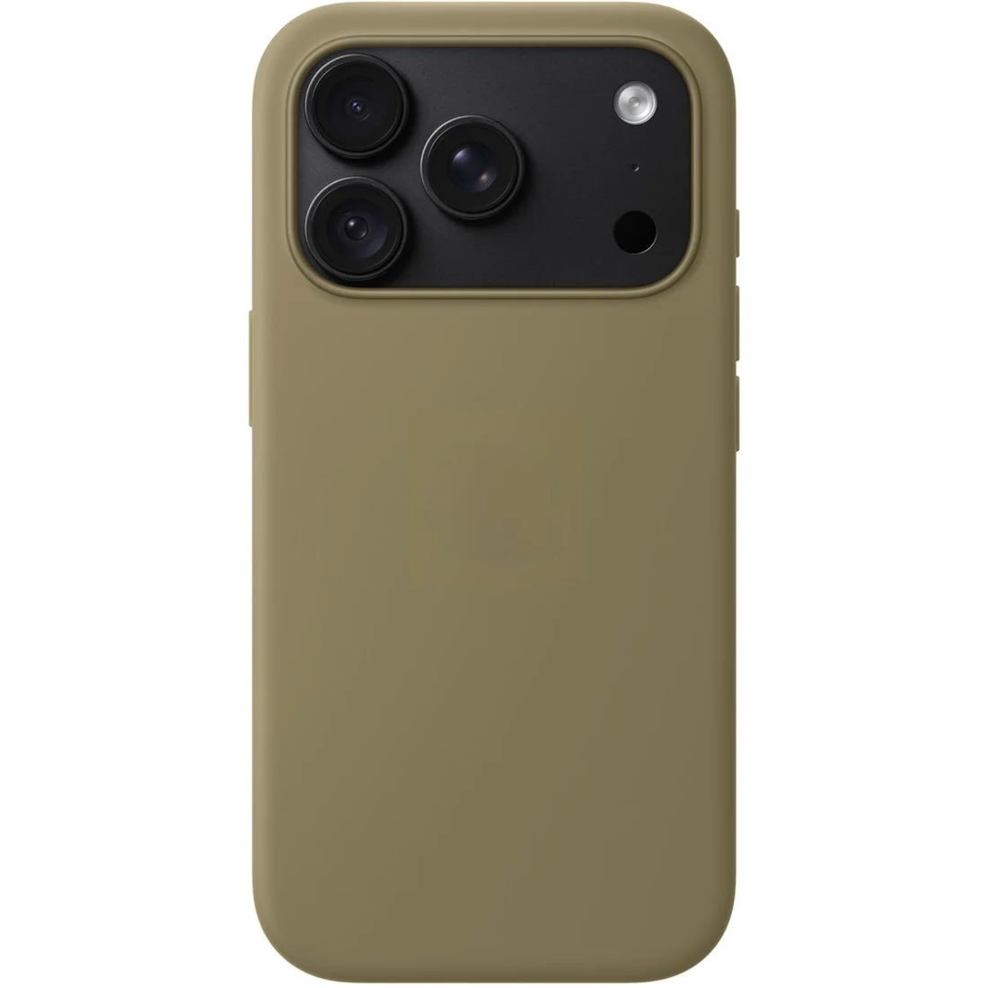 Силиконовый чехол Naturally Silicone Case with MagSafe Olive для iPhone 17 Pro/18 Pro