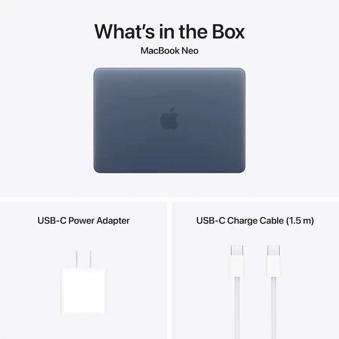 Ноутбук Apple MacBook Neo 2026 A18 Pro (13/2408x1506/8GB/256GB SSD/Apple graphics 5-core) Indigo (MHFF4)