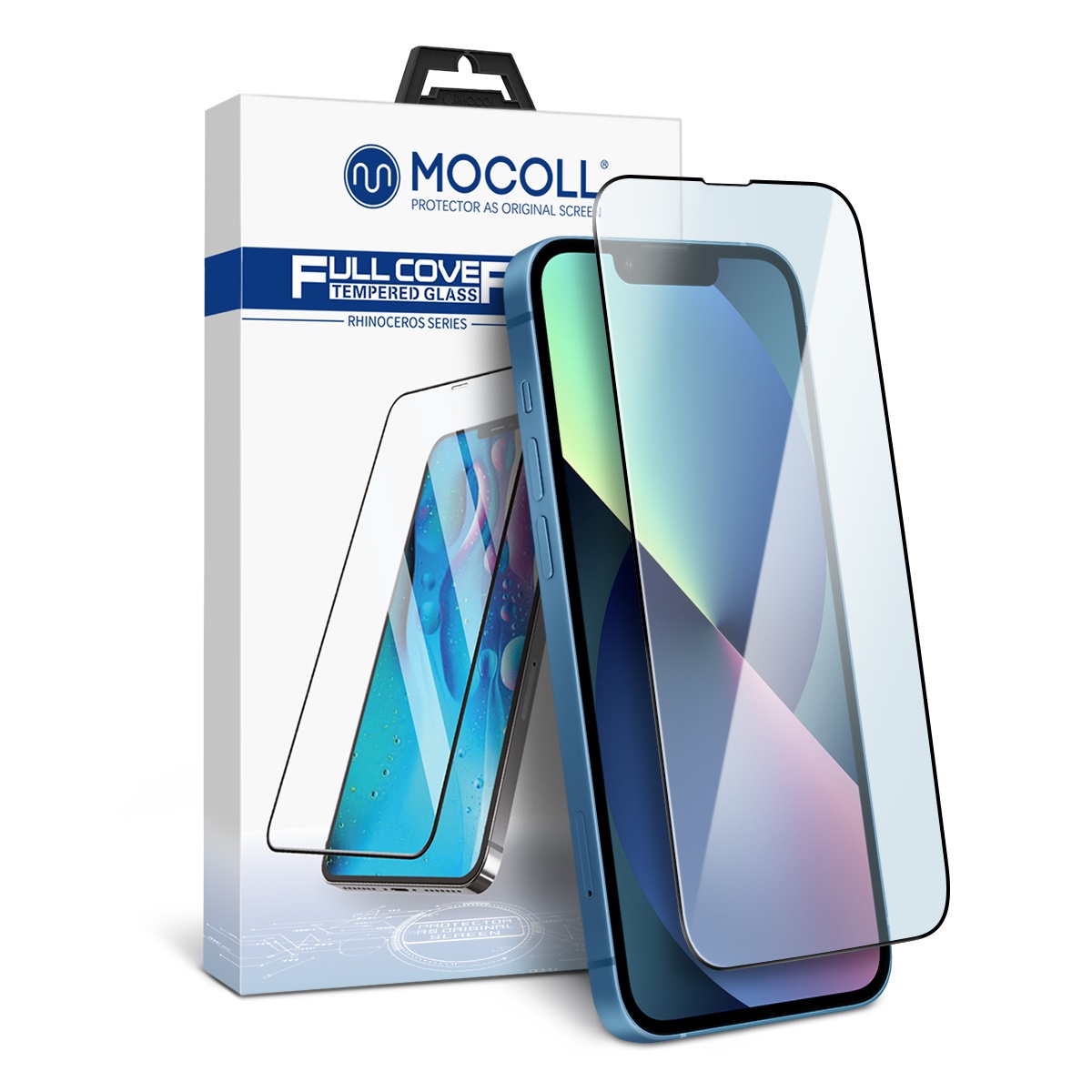 Защитное стекло MOCOll Rhinoceros 2.5D Full Cover для iPhone 13/13 Pro/14/16e/17e