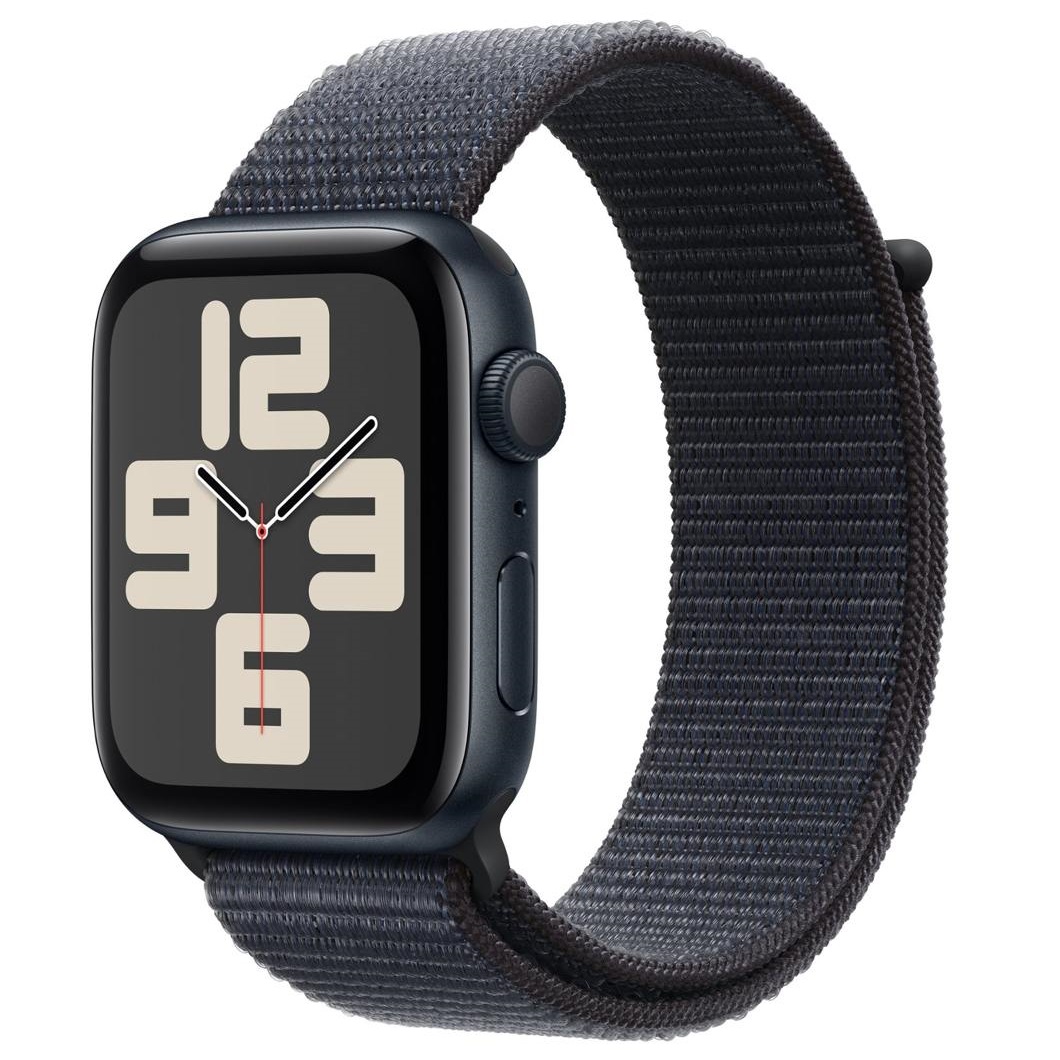 Умные часы Apple Watch Series SE 2024 Gen 2 44mm Aluminium Case, Midnight/Ink Sport Loop