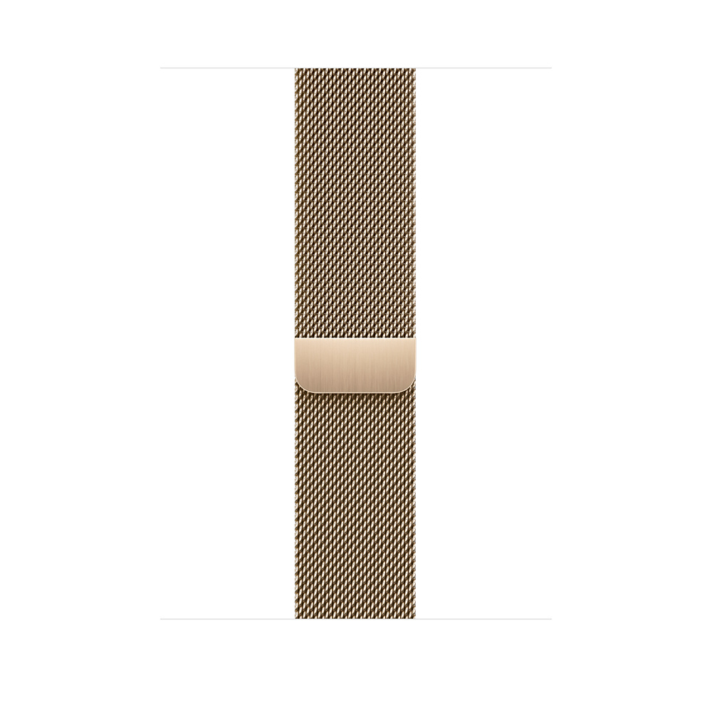 Браслет Stainless Steel Gold Milanese Loop Apple Watch 45mm/46mm (ML763AM/A)