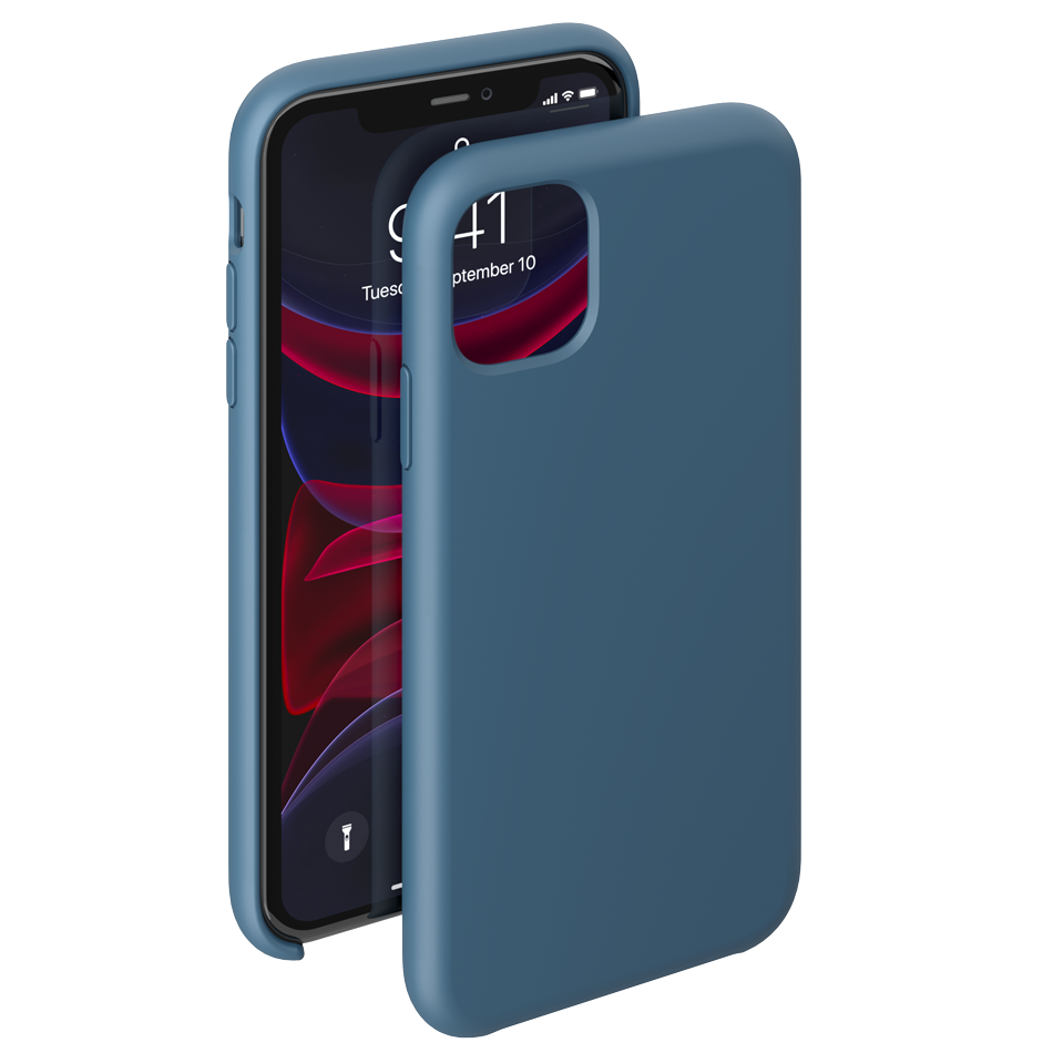 Чехол Deppa Liquid Silicone Case Blue (87304) для iPhone 11