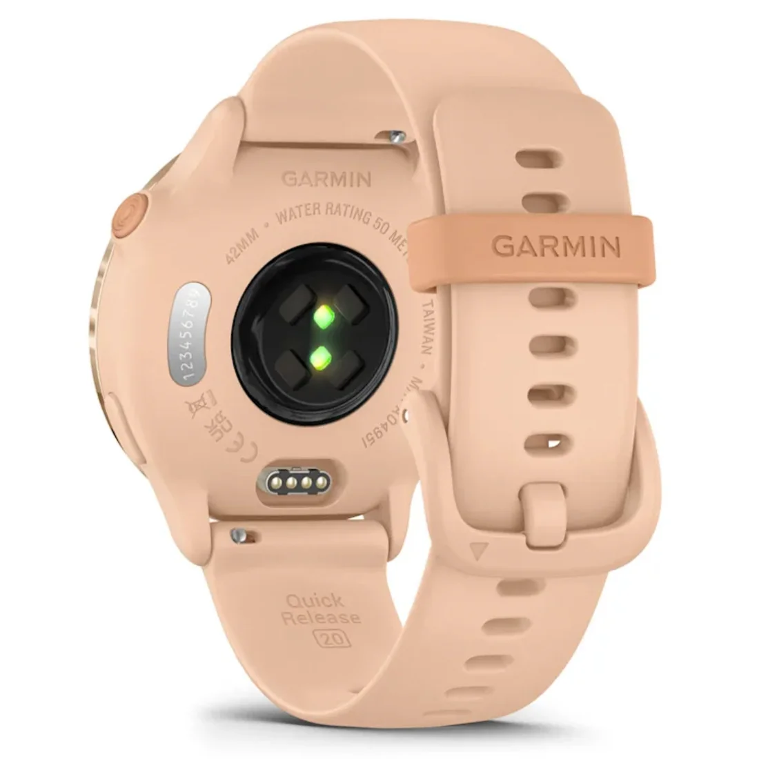 Умные часы Garmin vivoactive 6 Metallic Pink Dawn with Pink Dawn Band (010-02985-03)