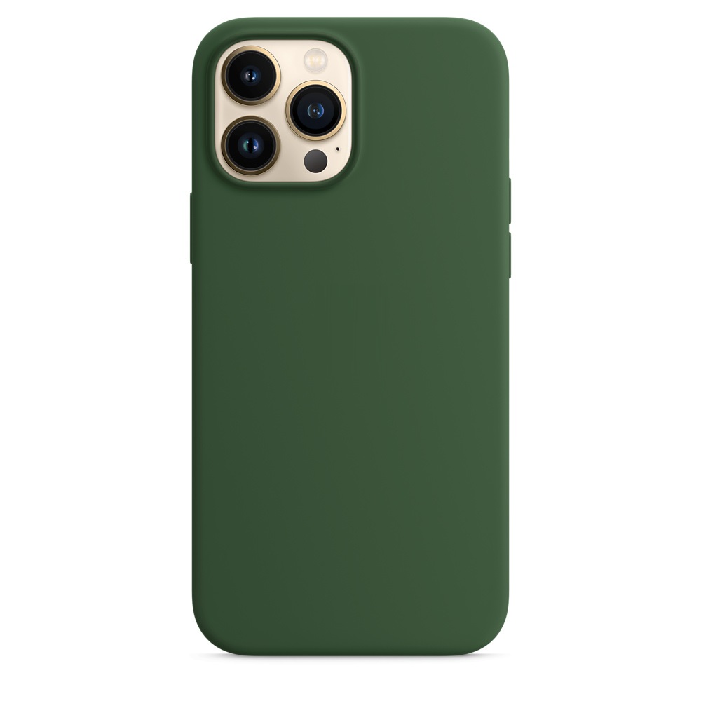 Силиконовый чехол Naturally Silicone Case with MagSafe Clover для iPhone 13 Pro Max
