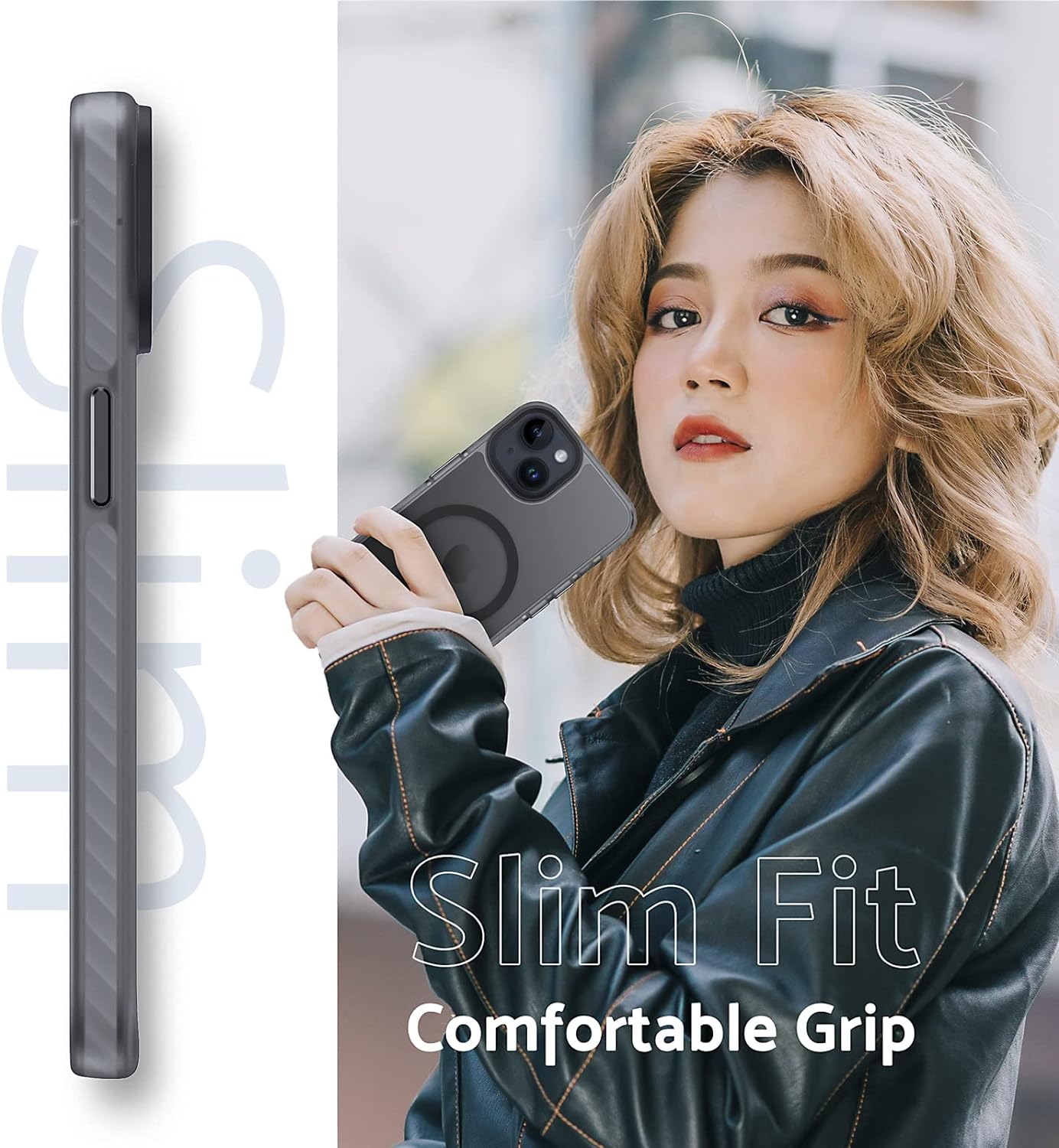 Чехол Gurdini Nano Series with Magsafe Pink для iPhone 15 Plus