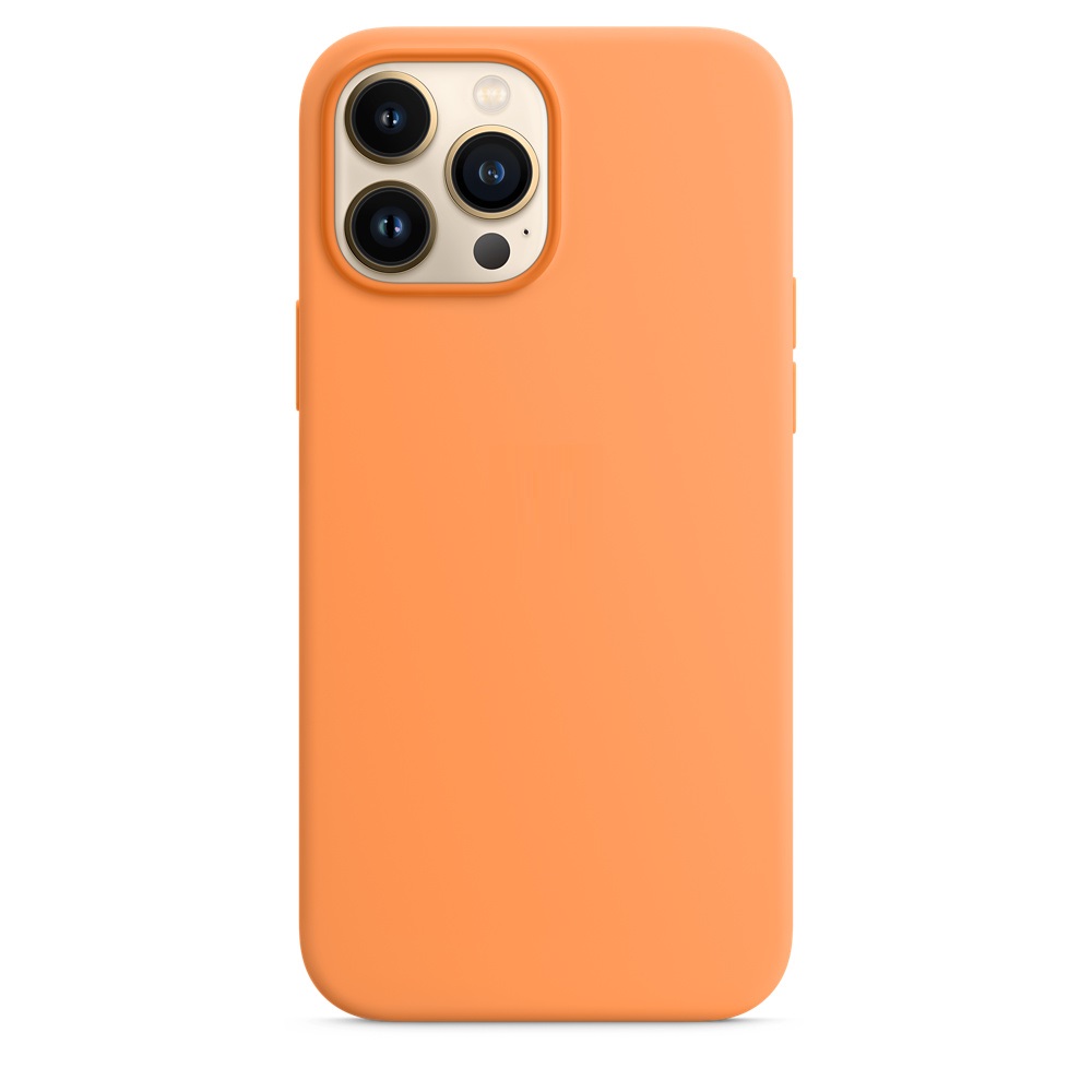 Силиконовый чехол Naturally Silicone Case with MagSafe Marygold для iPhone 13 Pro Max