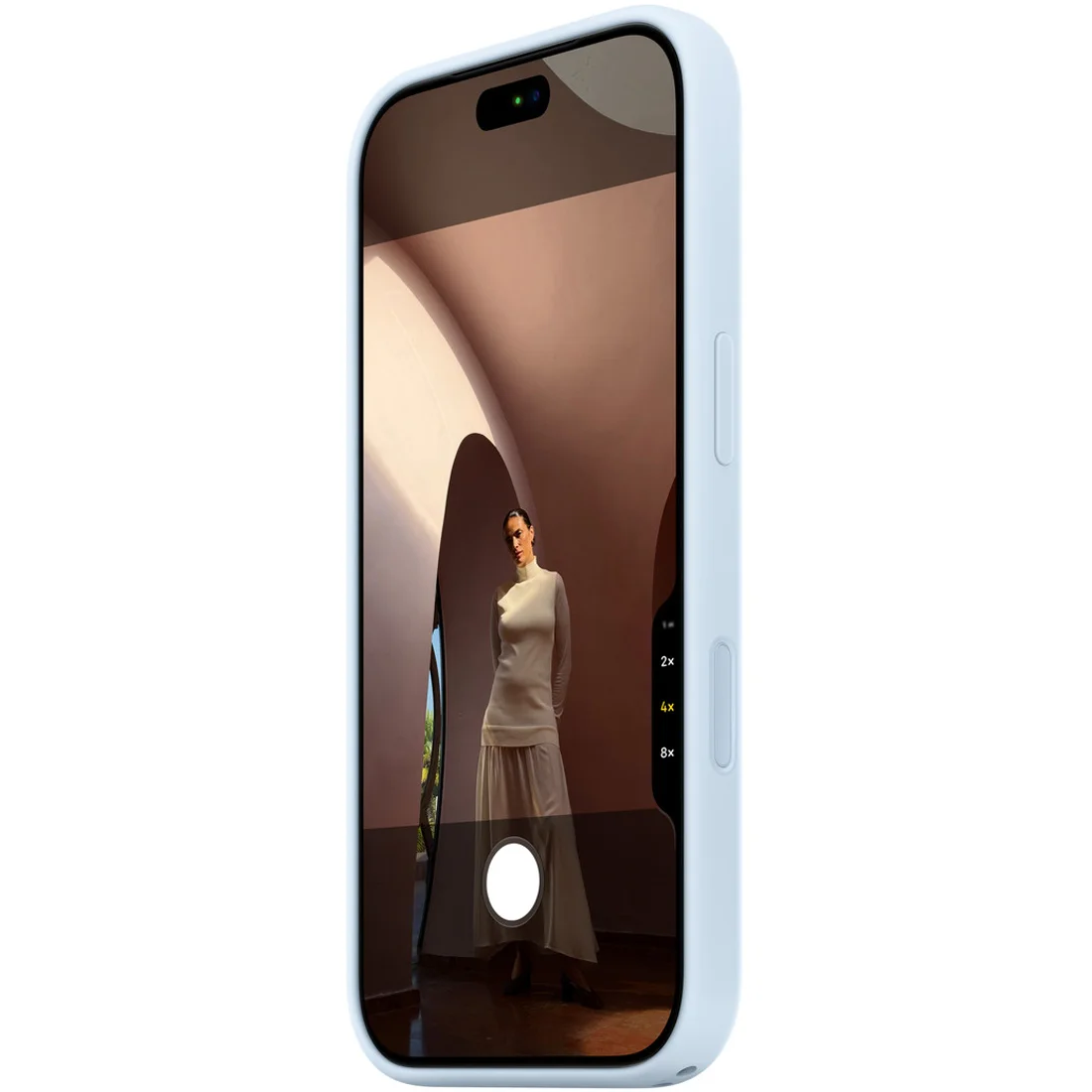 Силиконовый чехол Naturally Silicone Case with MagSafe Crisp Blue для iPhone 17 Pro/18 Pro