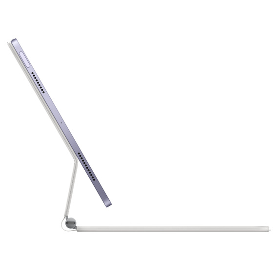 Чехол-клавиатура Apple Magic Keyboard для iPad Pro 11 (2018-2022)/iPad Air 11 (2020-2026) White (MJQJ3) кириллица (лазерная гравировка) + QWERTY