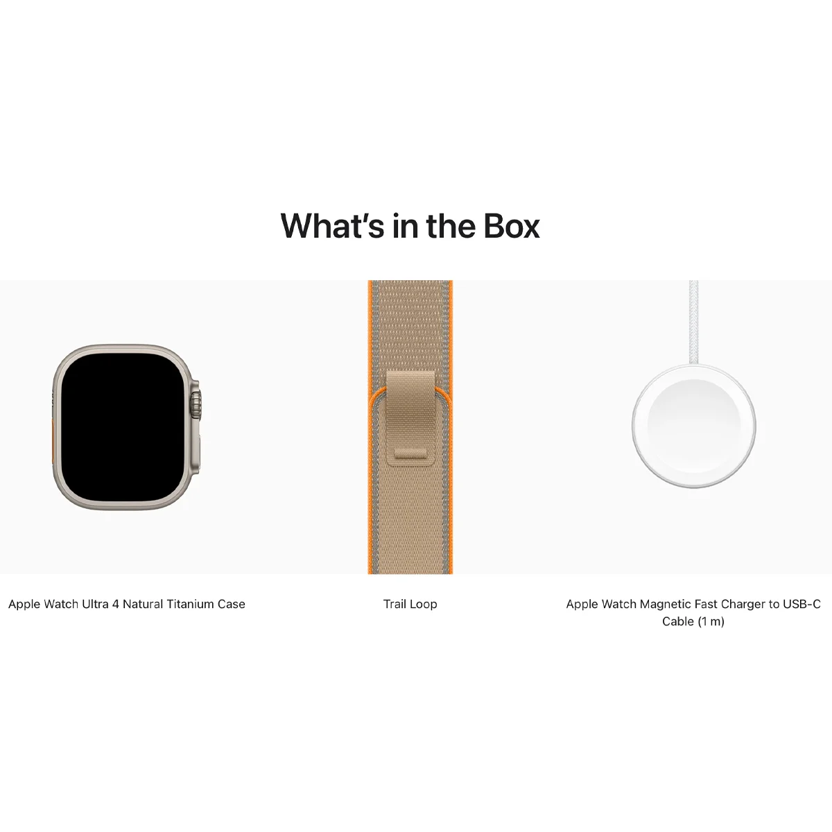 Умные часы Apple Watch Ultra 4 GPS + Cellular, 49mm Natural Titanium Case with Sand Trail Loop - S/M