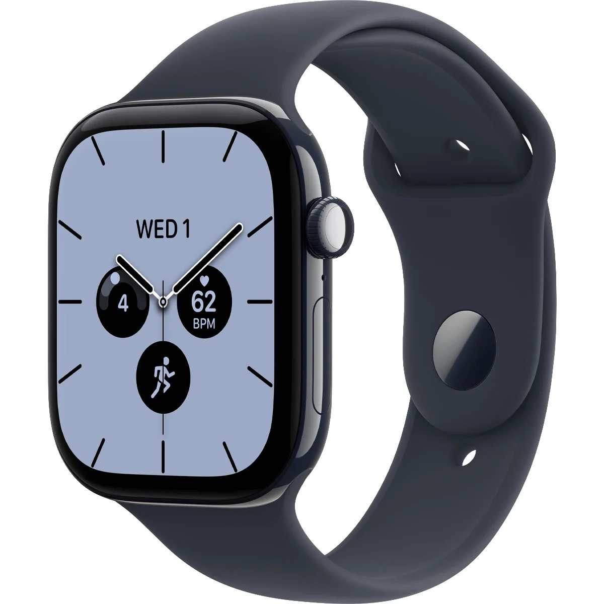 Умные часы Apple Watch Series 12 GPS + Cellular, 46mm Night Blue Ceramic Case with Navy Blue Sport Band - S/M