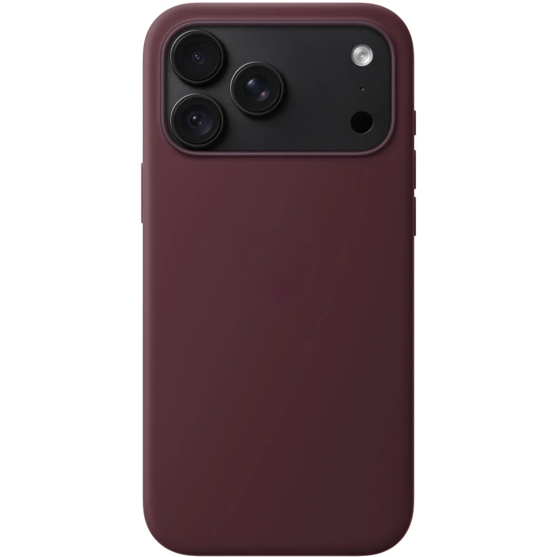 Силиконовый чехол Naturally Silicone Case with MagSafe Burgundy для iPhone 17 Pro Max/18 Pro Max