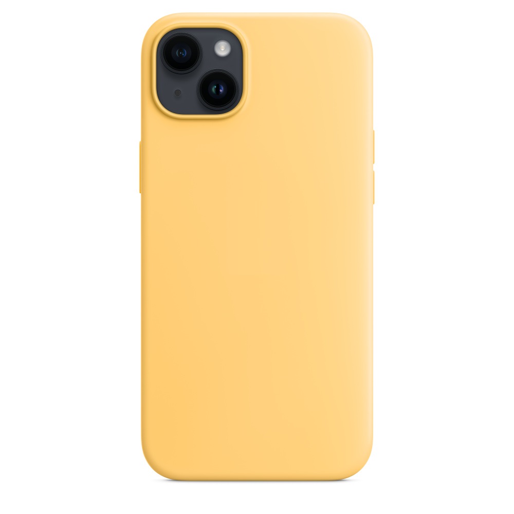 Силиконовый чехол Naturally Silicone Case with MagSafe Sunglow для iPhone 14 Plus