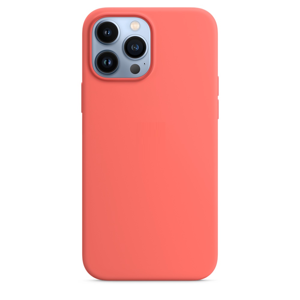 Силиконовый чехол Naturally Silicone Case with MagSafe Pink Pomelo для iPhone 13 Pro Max
