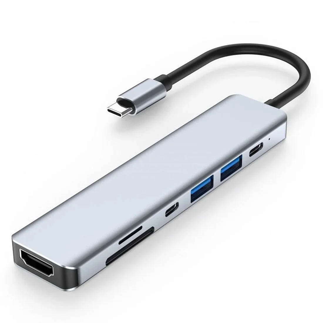 USB-концентратор DECOME USB-C 7-in-1 Hub