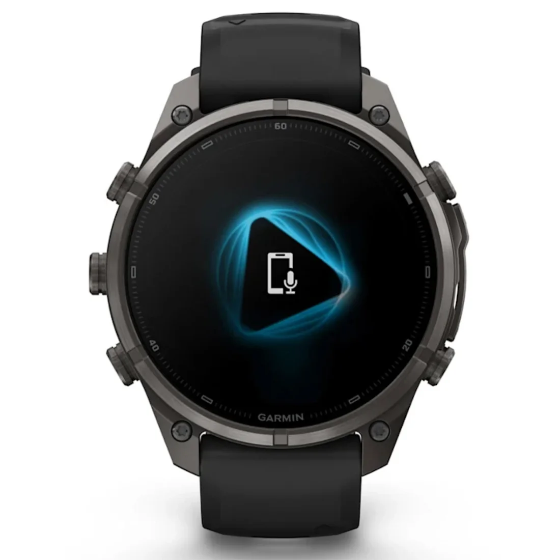Умные часы Garmin fenix 9 Pro - 47 mm inReach Carbon Gray DLC Titanium with Black/Pebble Grey Silicone Band (010-04336-11)
