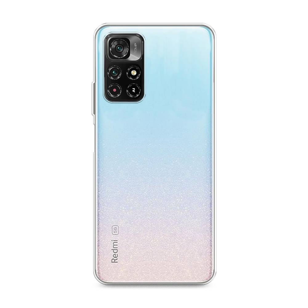 Силиконовый чехол прозрачный для Xiaomi Redmi Note 11/11S