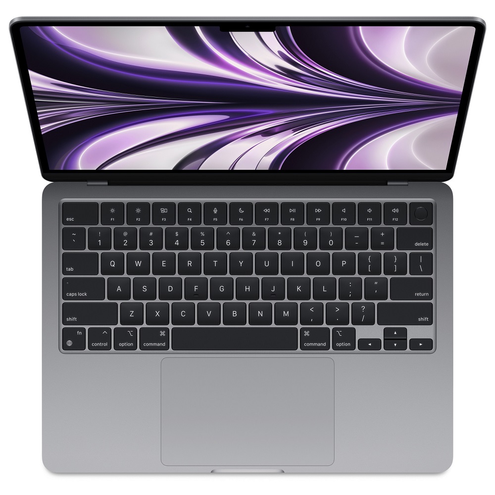 Ноутбук Apple MacBook Air 13 2022 M2 (13.6/2560x1664/8GB/512GB SSD/Apple graphics 10-core) Space Gray (MLXX3)