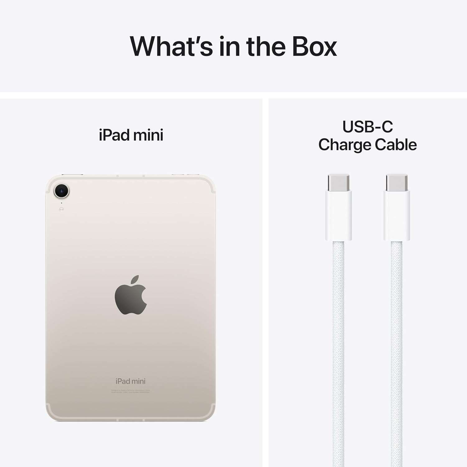 Планшет Apple iPad mini (2024) 256Gb Wi-Fi + Cellular Starlight
