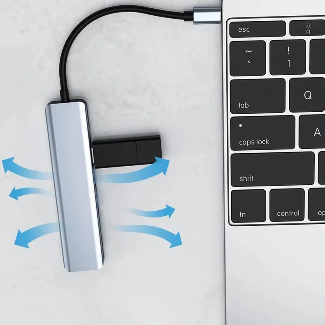USB-концентратор DECOME USB-C 7-in-1 Hub