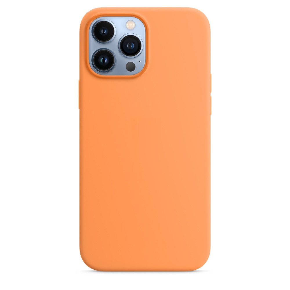 Силиконовый чехол Naturally Silicone Case with MagSafe Marygold для iPhone 13 Pro Max