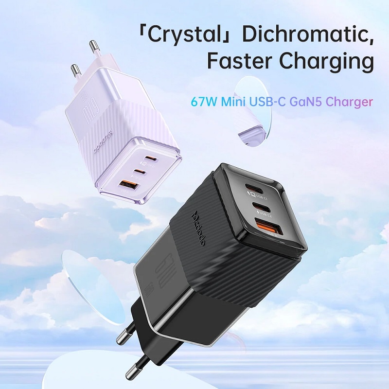 Сетевое зарядное устройство Mcdodo 70W GaN 5 mini (CH-1501) Black
