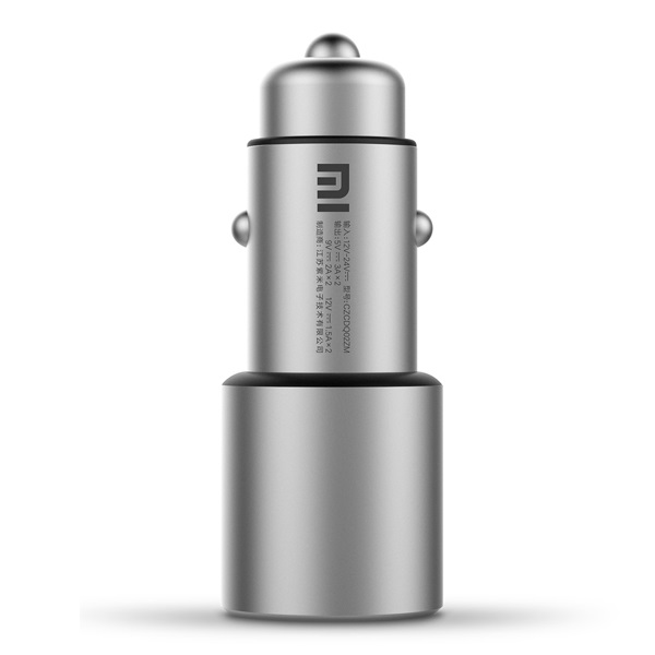 Автомобильное зарядное устройство Xiaomi Car Charger (2 USB, Type-C, Quick Charge 3.0) Silver