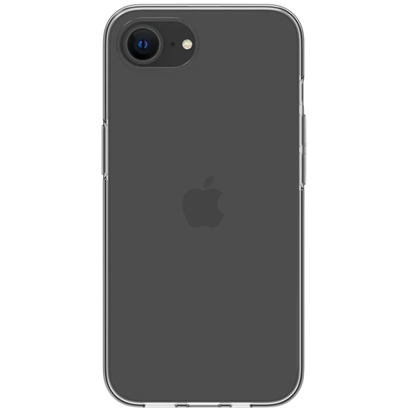Силиконовый чехол прозрачный для iPhone 16e/17e