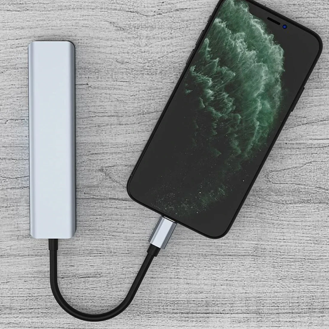 USB-концентратор DECOME USB-C 7-in-1 Hub