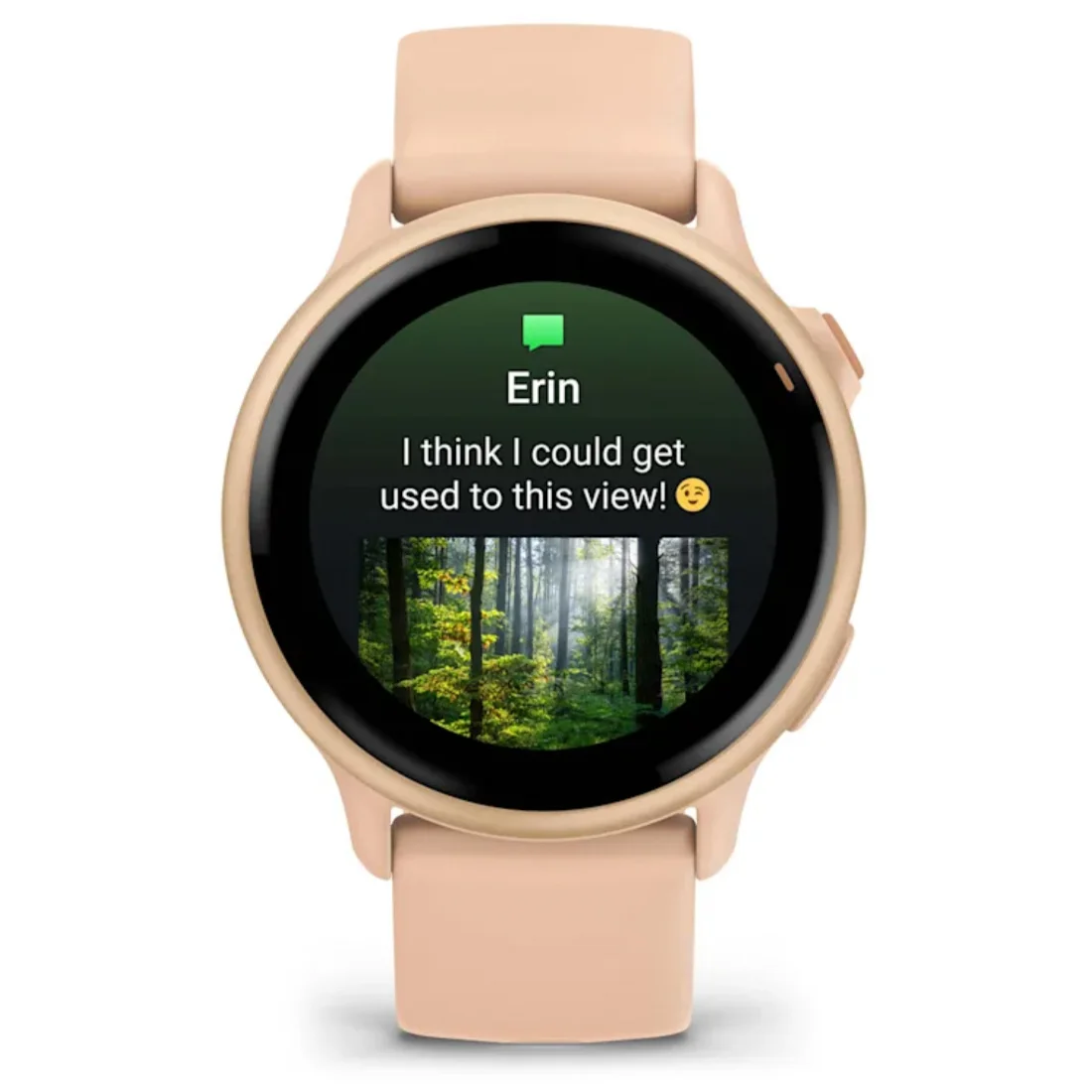Умные часы Garmin vivoactive 6 Metallic Pink Dawn with Pink Dawn Band (010-02985-03)