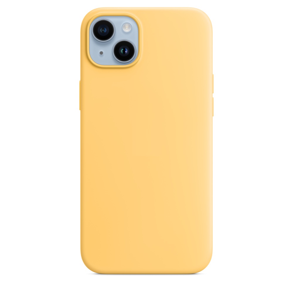Силиконовый чехол Naturally Silicone Case with MagSafe Sunglow для iPhone 14 Plus