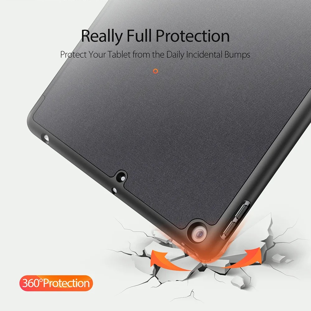Чехол-книжка Dux Ducis для iPad 10.2 (2019/2020/2021) Domo Series Black