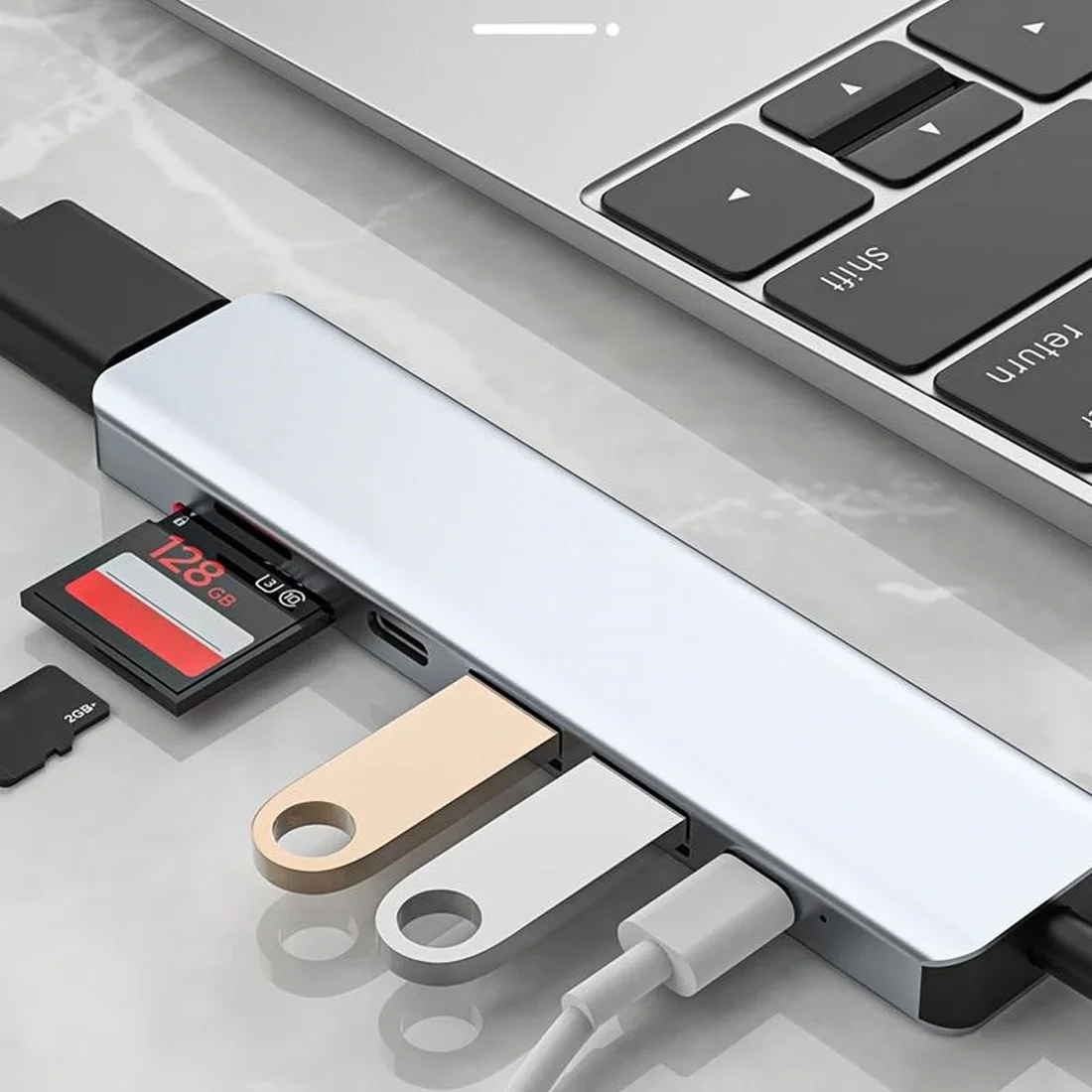 USB-концентратор DECOME USB-C 7-in-1 Hub