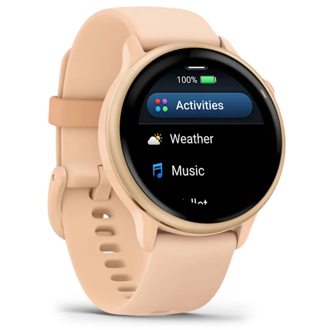 Умные часы Garmin vivoactive 6 Metallic Pink Dawn with Pink Dawn Band (010-02985-03)