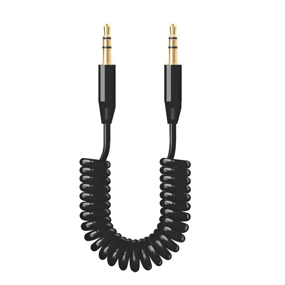 Аудиокабель Deppa AUX 3.5mm - 3.5mm 1.2m Black (72155)
