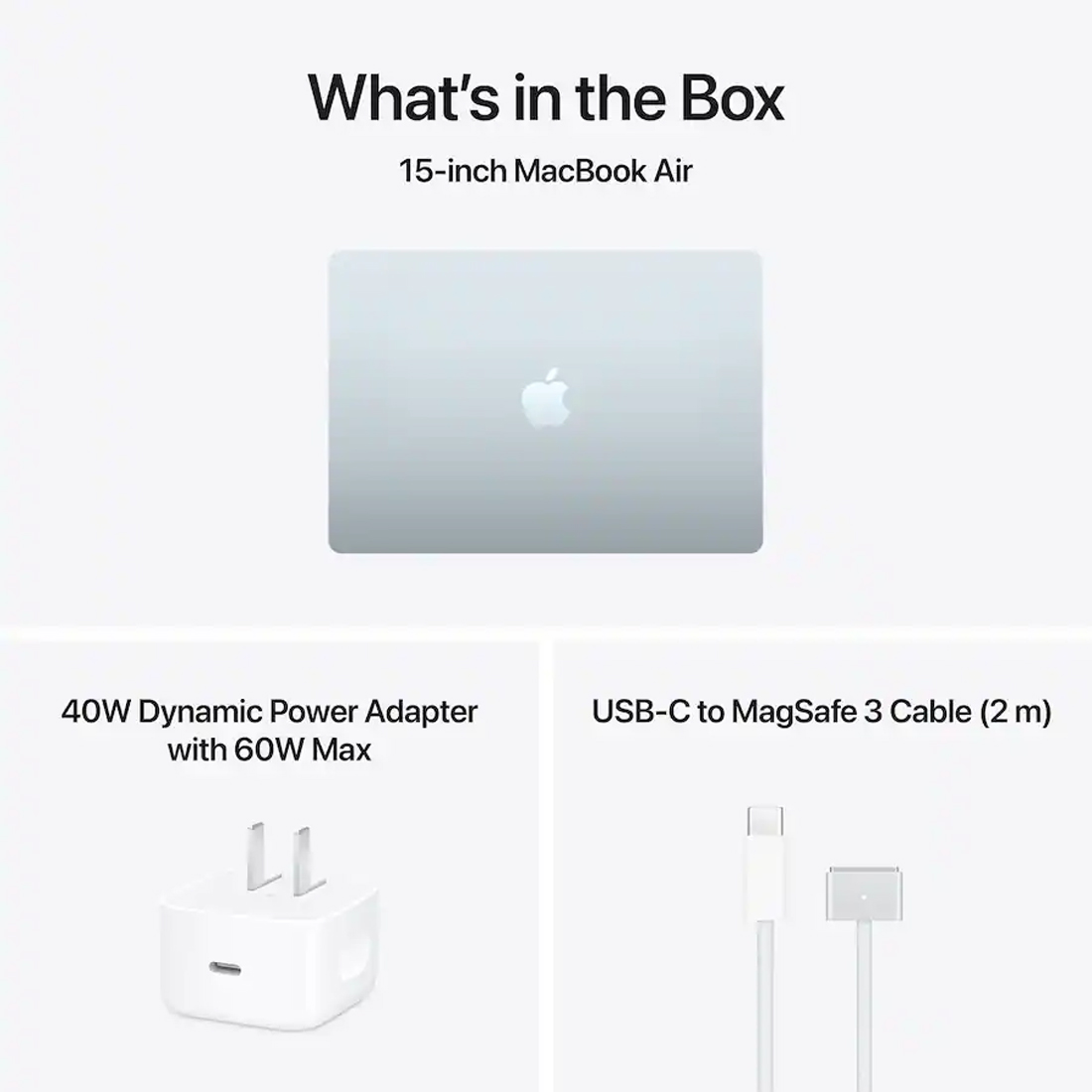 Ноутбук Apple MacBook Air 15 2026 M5 (15.3/2880x1864/24GB/1TB SSD/Apple graphics 10-core) Sky Blue (MDVU4)