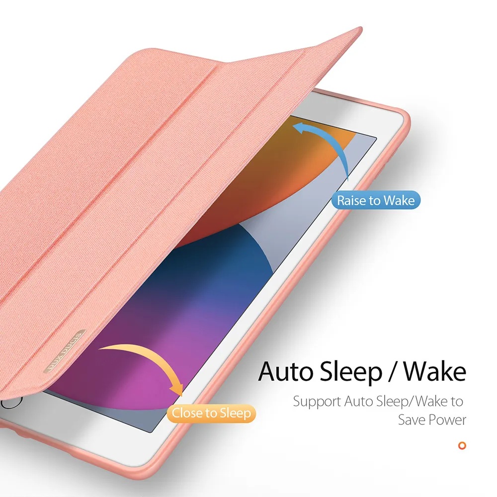 Чехол-книжка Dux Ducis для iPad 10.2 (2019/2020/2021) Domo Series Pink Sand