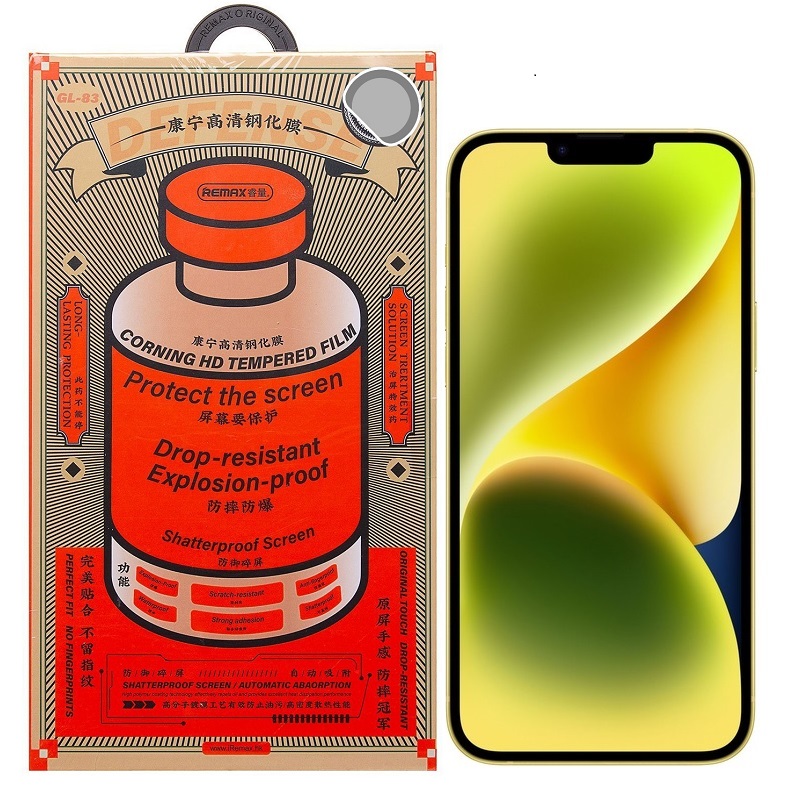 Защитное стекло Remax Full Cover (GL-83) для iPhone 13/13 Pro/14/16e/17e