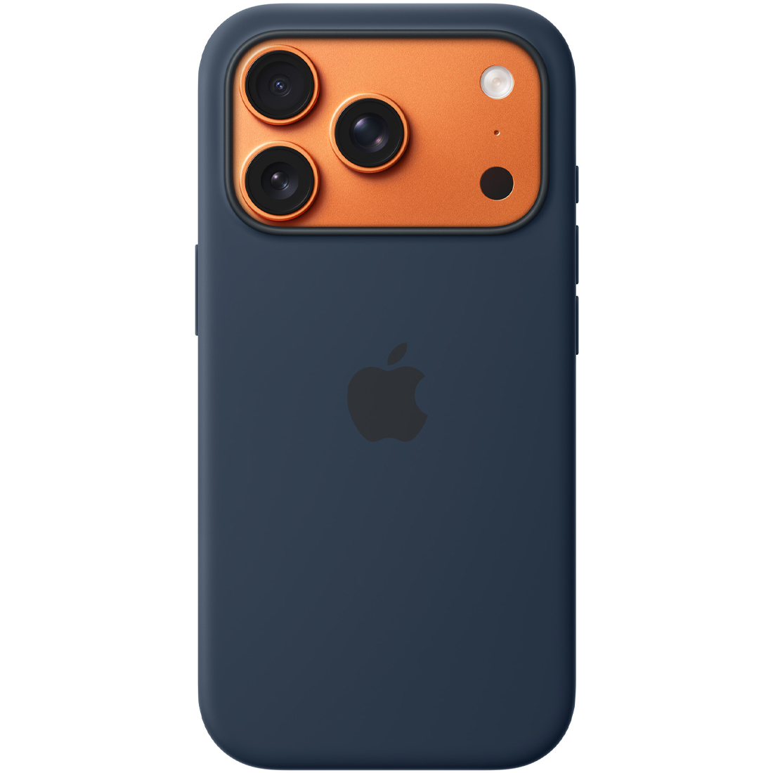 Силиконовый чехол Apple iPhone 17 Pro/18 Pro Silicone Case with MagSafe – Midnight (MGFH4ZM/A)